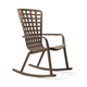 NARDI FOLIO ROCKING Barna design Műanyag kültéri szék