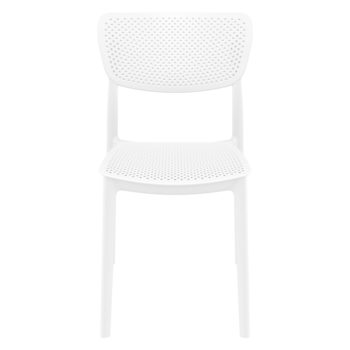 ST LUCY Fehér design Műanyag kültéri szék