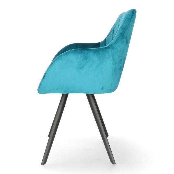 DL PICASSO Türkiz design, elegáns Kárpitos beltéri szék