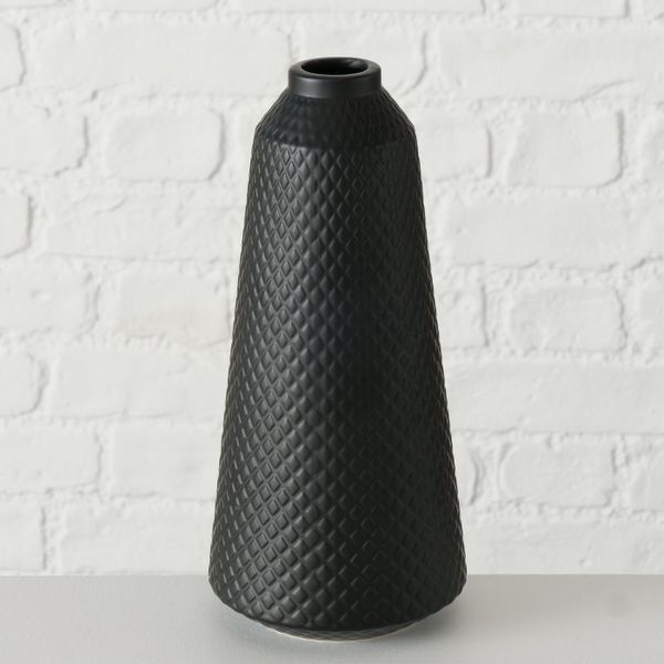 B MEDIVA VASE Fekete modern Asztali dekoráció