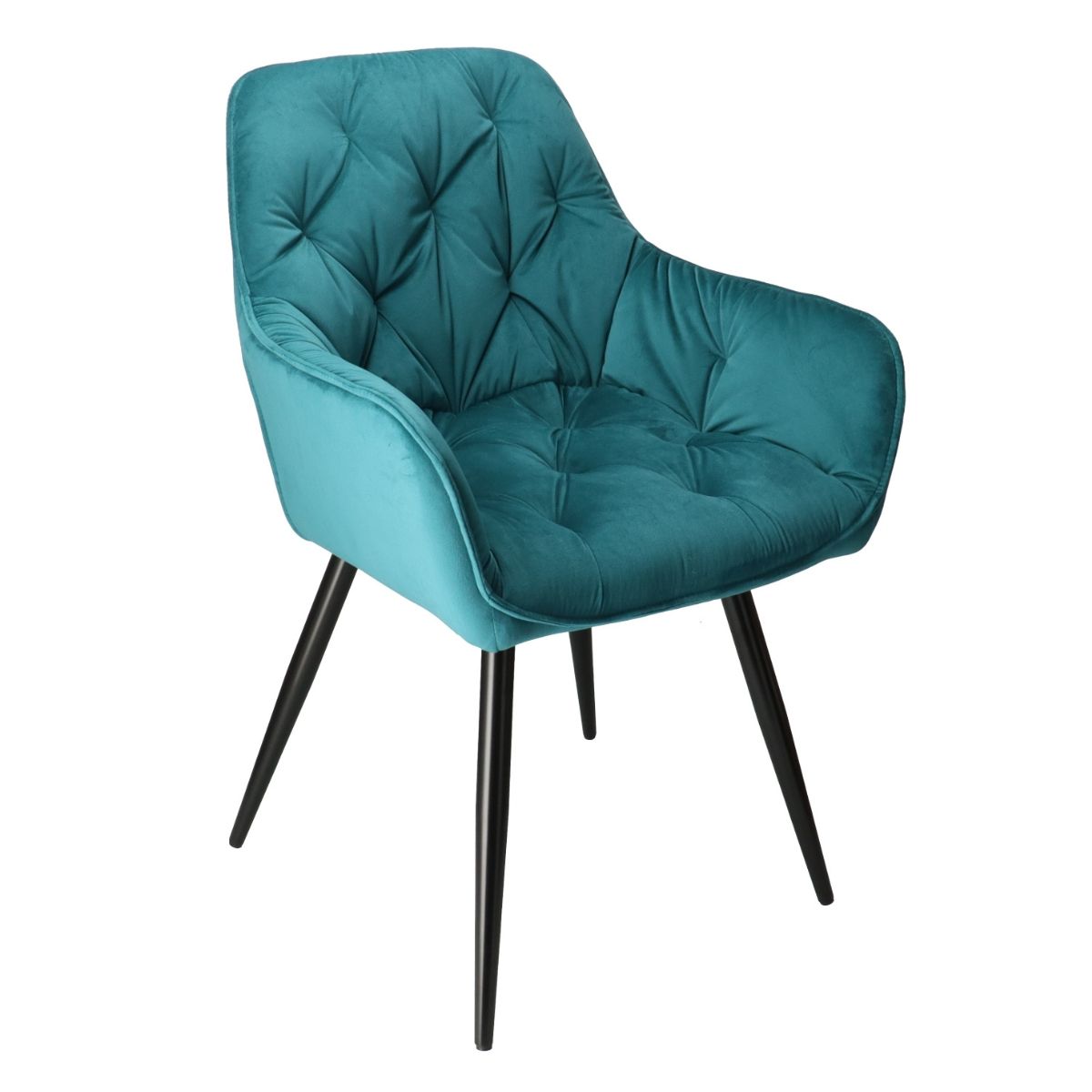 DL CHERRY Türkiz design, elegáns Kárpitos beltéri szék