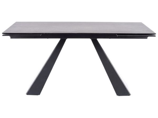 SI ALDO II Fekete design Beltéri komplett asztal