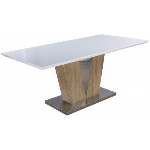 DL RHEIA Fehér modern Beltéri komplett asztal