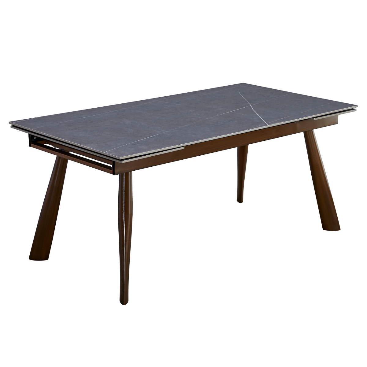 DL CHARC Szürke, Bronz design Komplett asztal