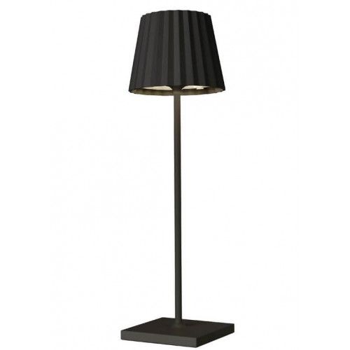 OS BELL Fekete minimalista Kültéri asztali lámpa
