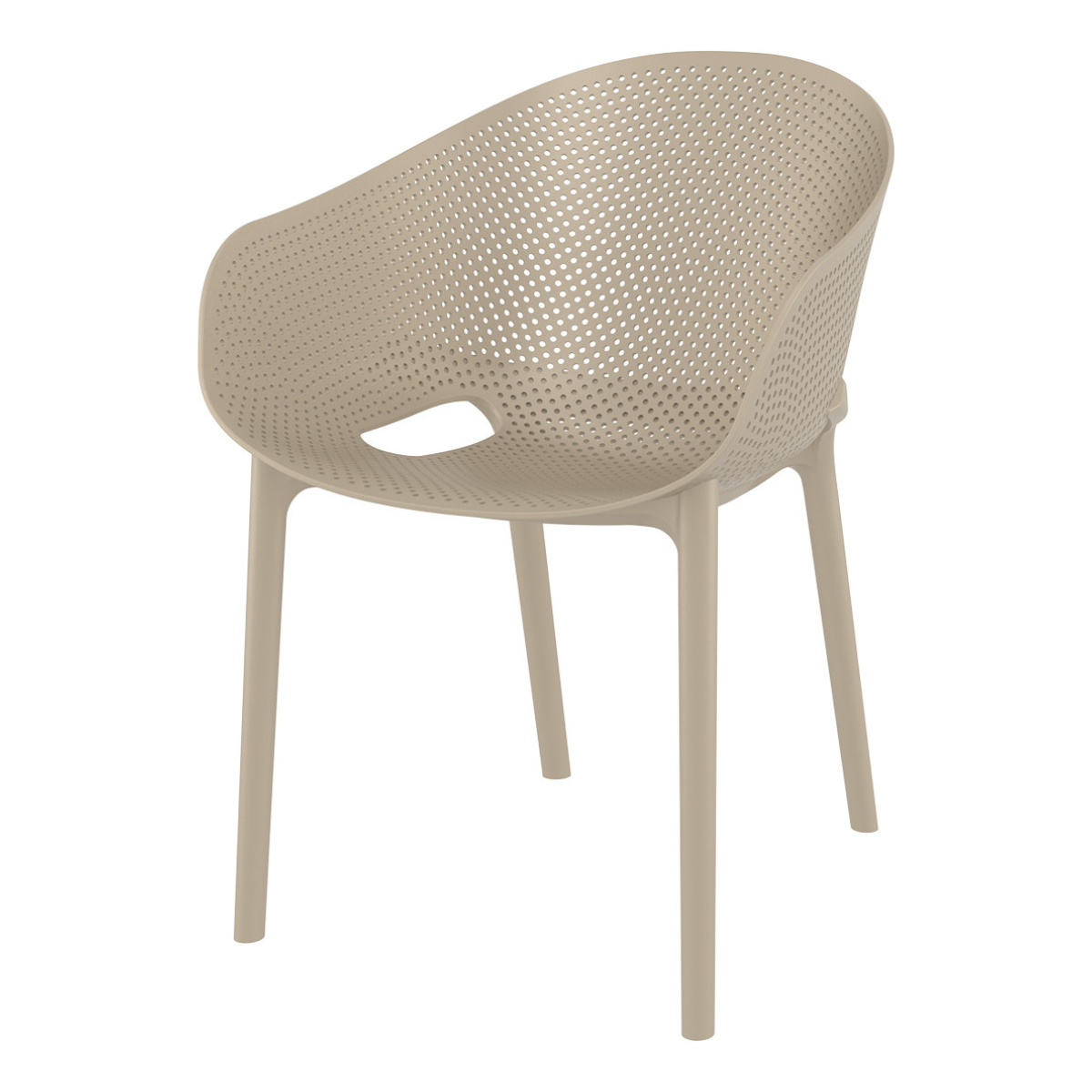 ST SKY PRO Taupe design Műanyag kültéri szék