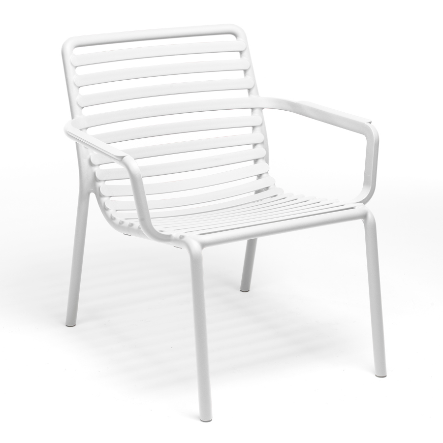 NARDI DOGA RELAX Fehér design Műanyag kültéri szék