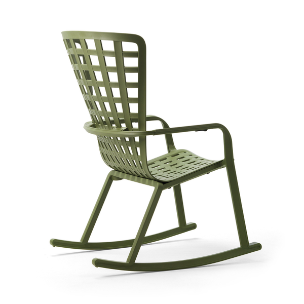 NARDI FOLIO ROCKING Zöld design Műanyag kültéri szék