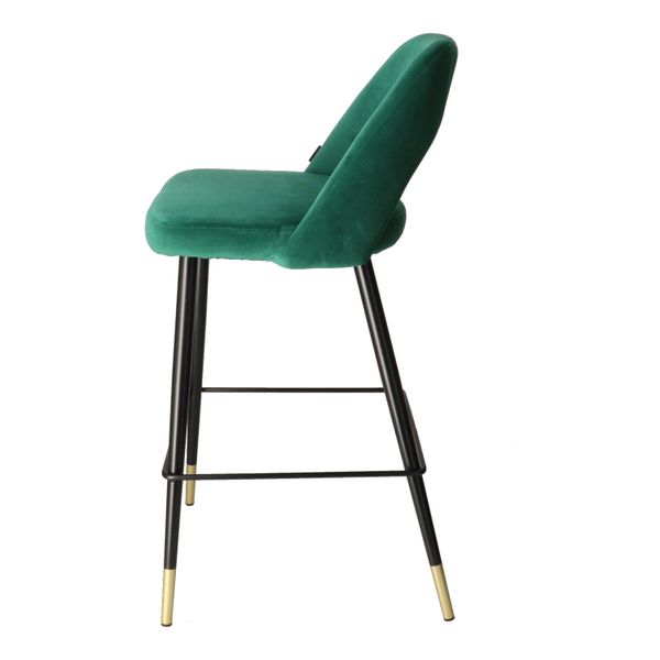 DL FANNY Zöld design Kárpitos beltéri bárszék