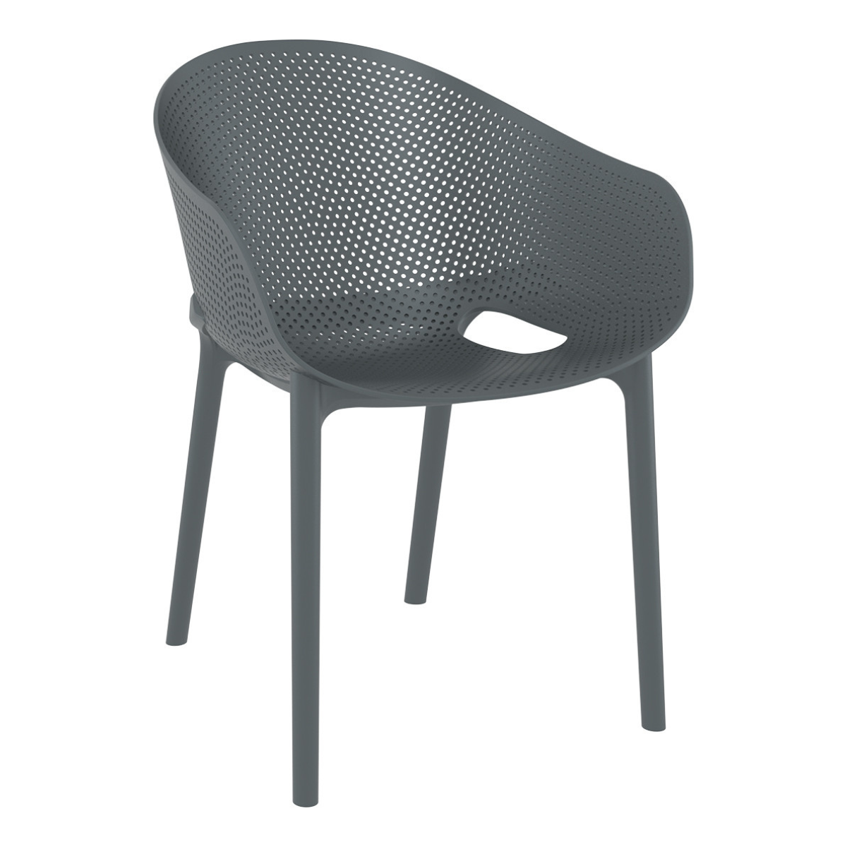 ST SKY PRO Szürke design Műanyag kültéri szék