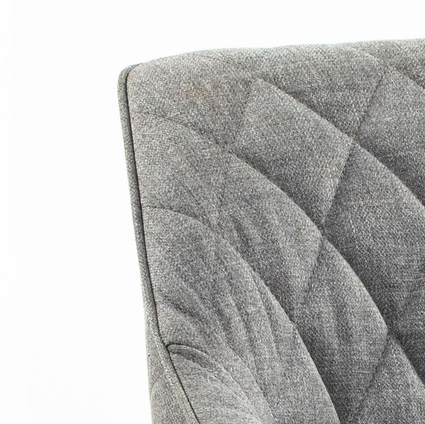 DL DIAMOND Szürke skandináv Kárpitos beltéri szék