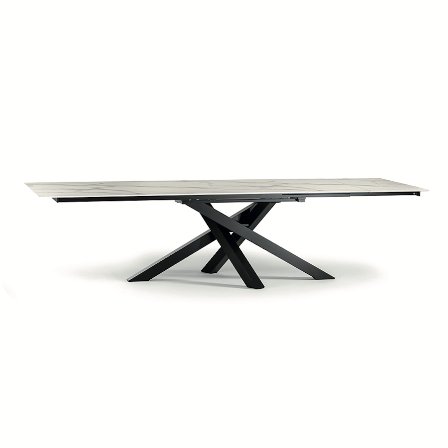 GR MILO Fehér design Kültéri komplett asztal