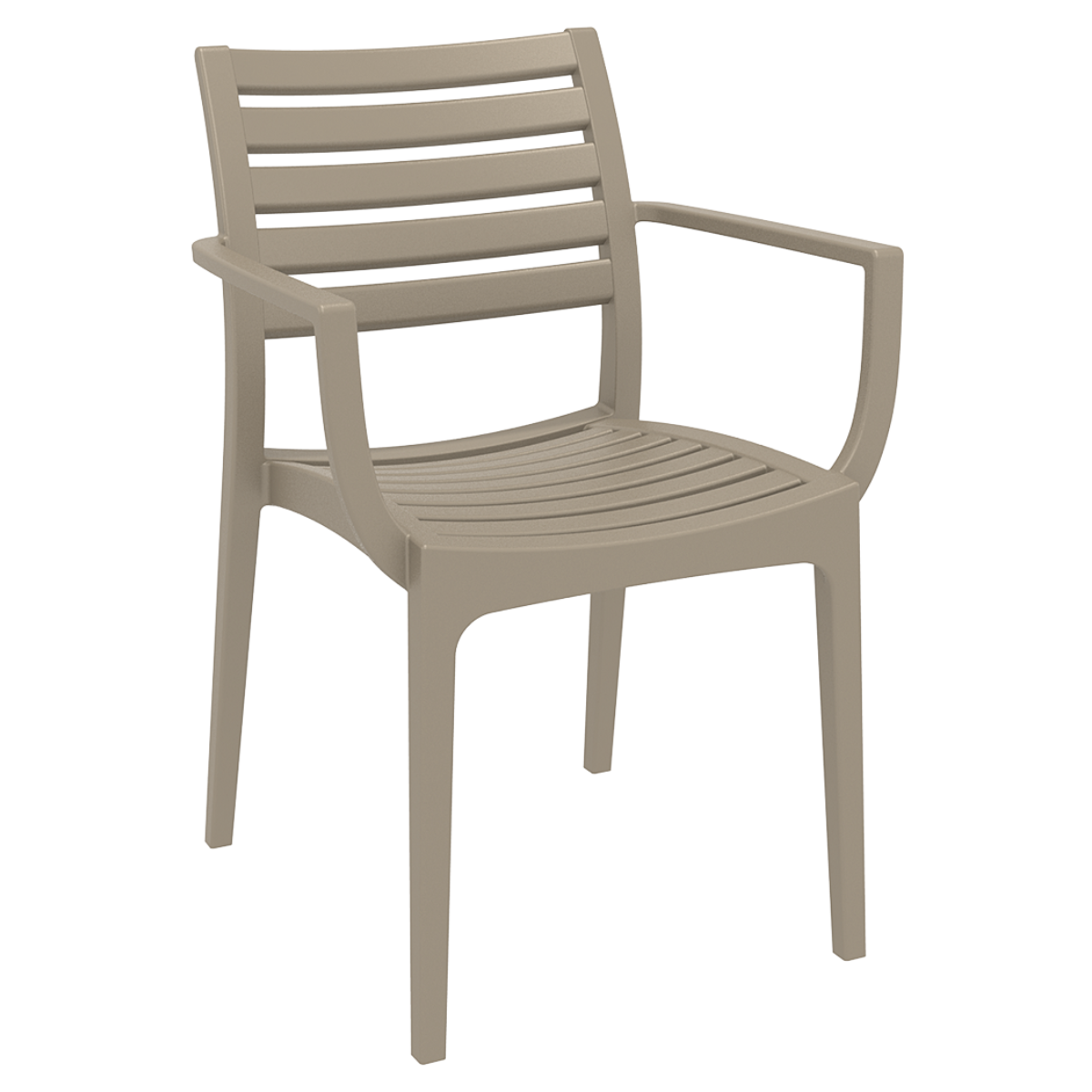 ST ARTEMIS Taupe design Műanyag kültéri szék