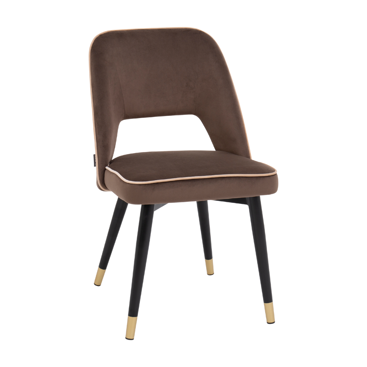 DL FANNY PIP Barna design, elegáns Kárpitos beltéri szék