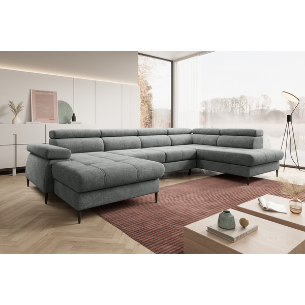 PZ SEVILLE Szürke design Ágyazható kanapé