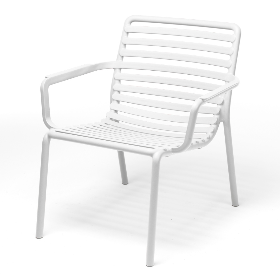 NARDI DOGA RELAX Fehér design Műanyag kültéri szék