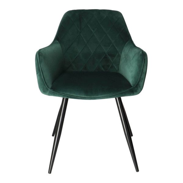 SI NELIA Zöld elegáns Kárpitos beltéri szék