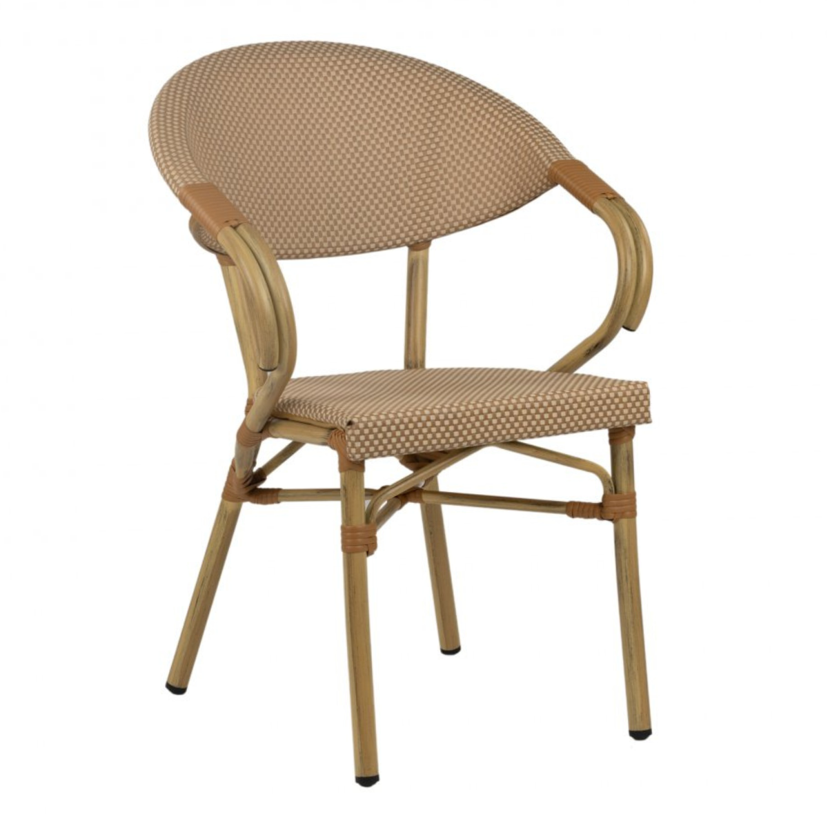 DL VENUS Taupe klasszikus Polirattan kültéri szék