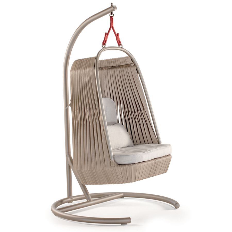 GR WIND Taupe design Kültéri függő fotel