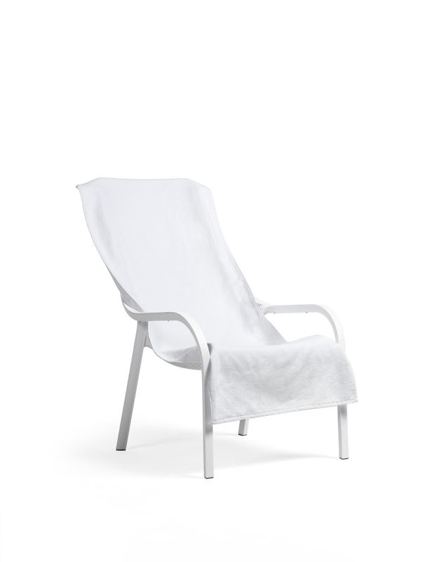 NARDI NET LOUNGE Fehér design Műanyag kültéri szék