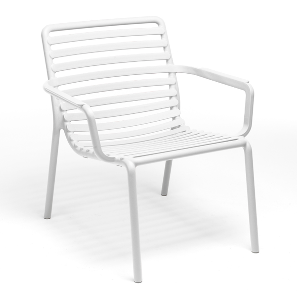 NARDI DOGA RELAX Fehér design Műanyag kültéri szék