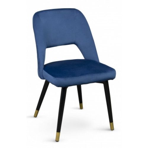 DL FANNY Kék elegáns Kárpitos beltéri szék