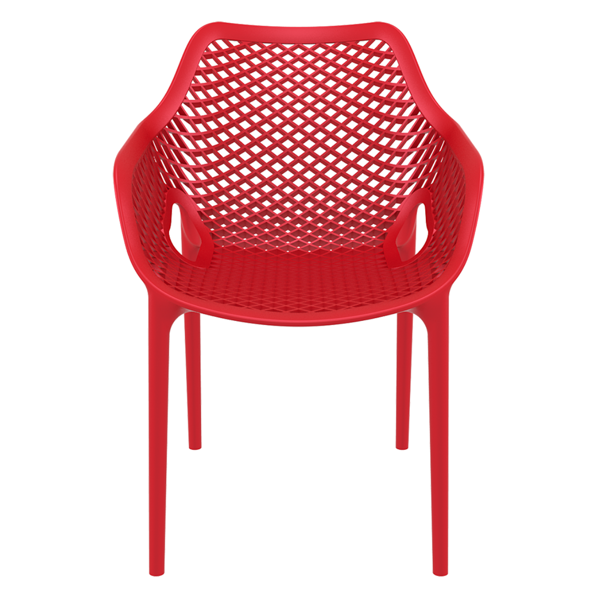 ST AIR XL Piros modern Műanyag kültéri szék