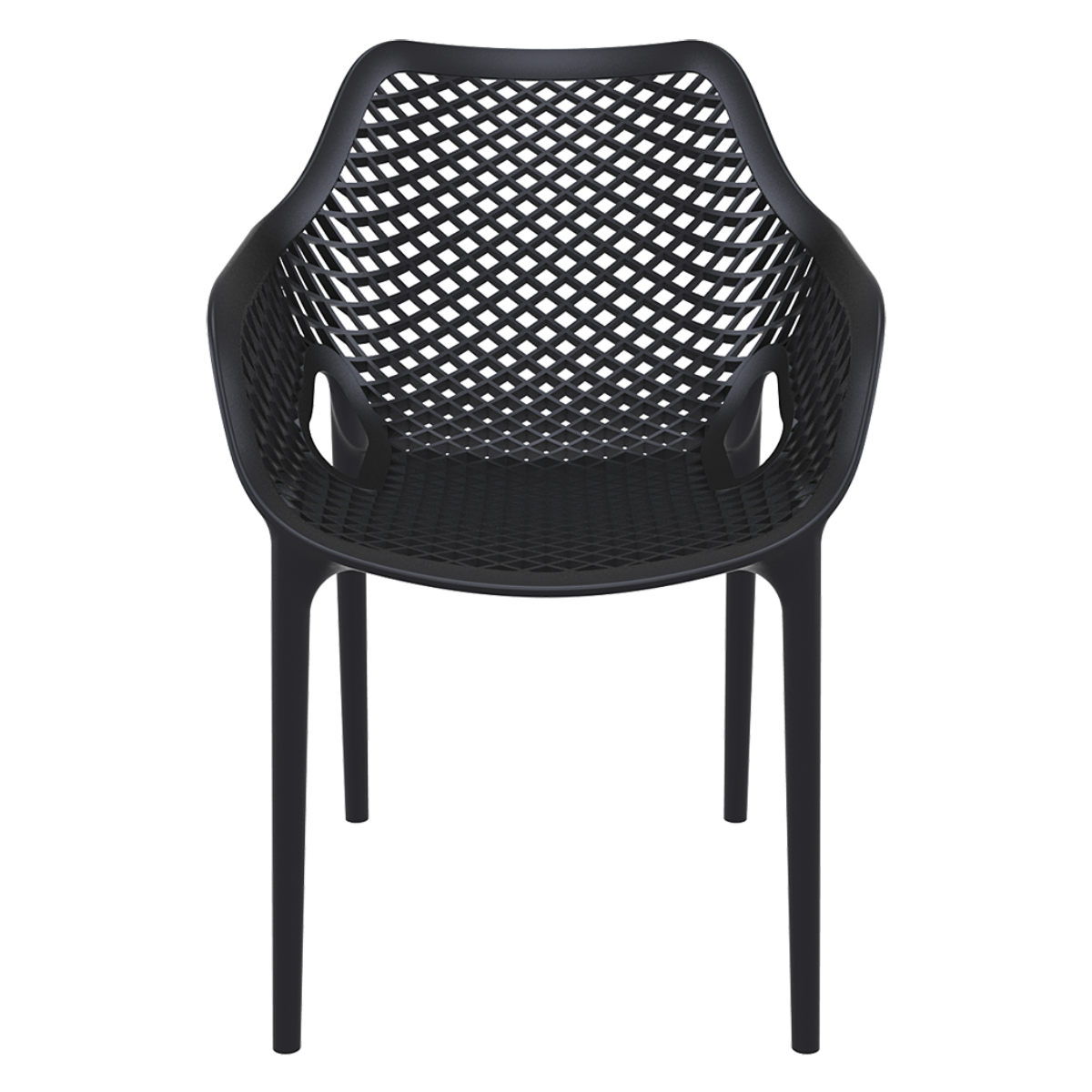 ST AIR XL Fekete modern Műanyag kültéri szék