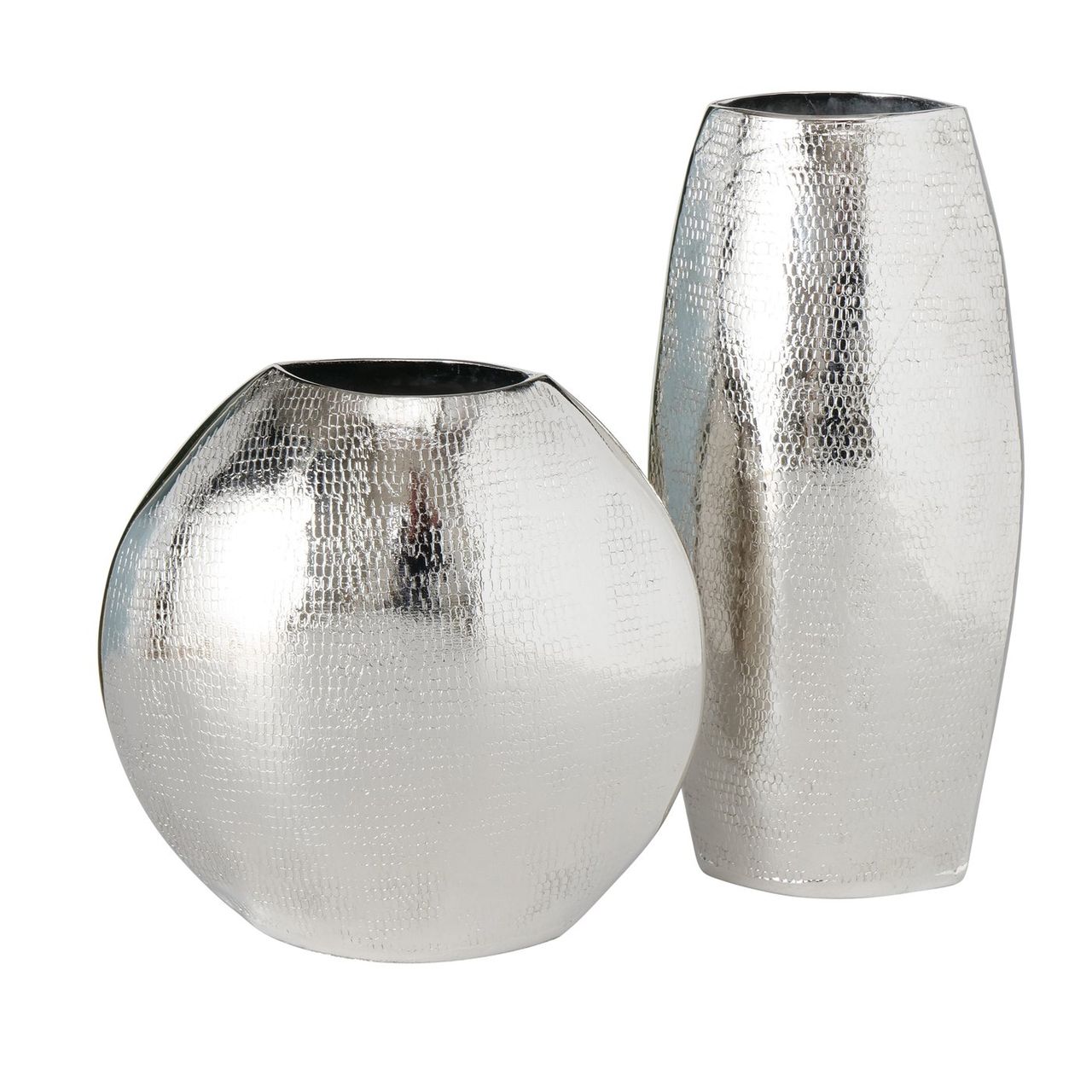 B DESIRE I VASE Ezüst design, elegáns Dekoráció