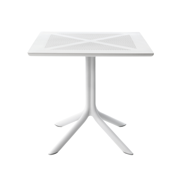 NARDI CLIPX 70 Fehér modern Kültéri komplett asztal