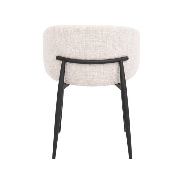 DL POLAR P PEARL Fehér design Kárpitos beltéri szék