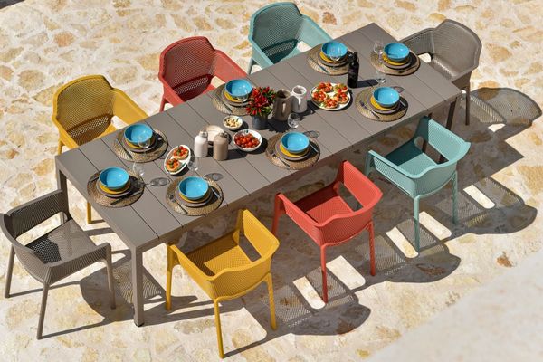 NARDI RIO 210 / NET MIX Több színben design Kültéri szett