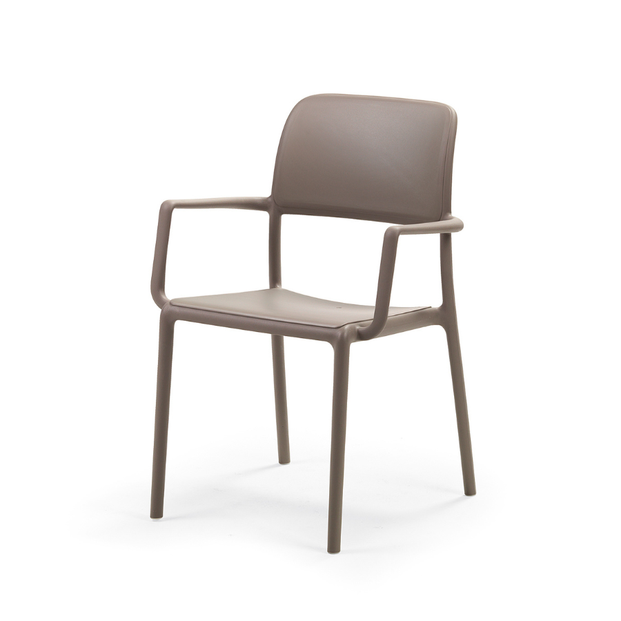 NARDI RIVA Taupe klasszikus Műanyag kültéri szék