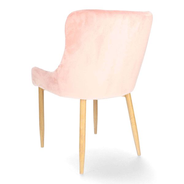 DL CRYSTAL Rózsaszín elegáns Kárpitos beltéri szék