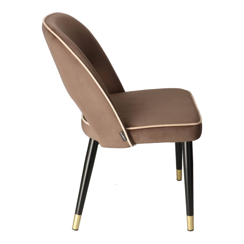DL FANNY PIP Barna design, elegáns Kárpitos beltéri szék