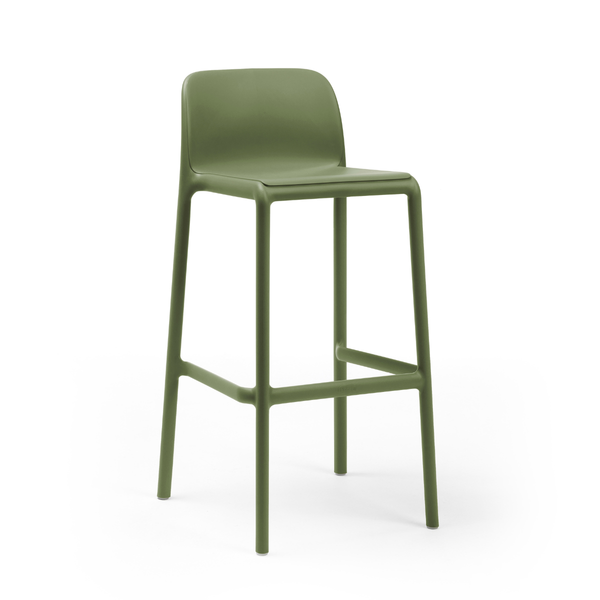 NARDI FARO Zöld design Műanyag kültéri bárszék