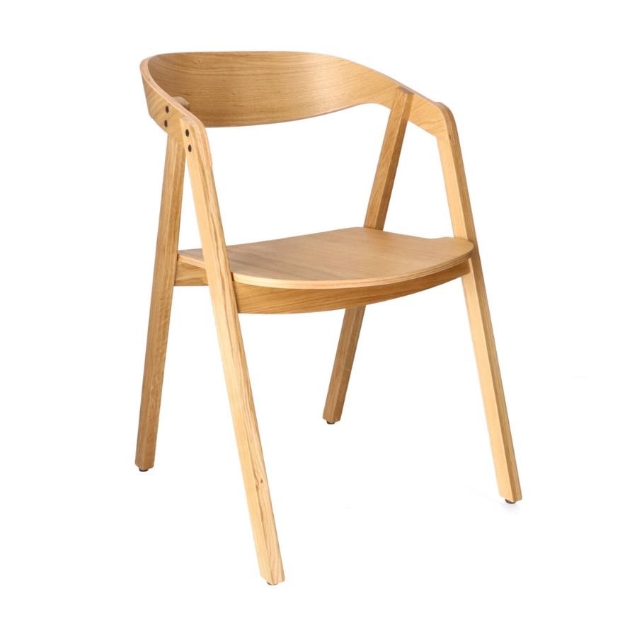 GB NELL Natúr minimalista Fa beltéri szék