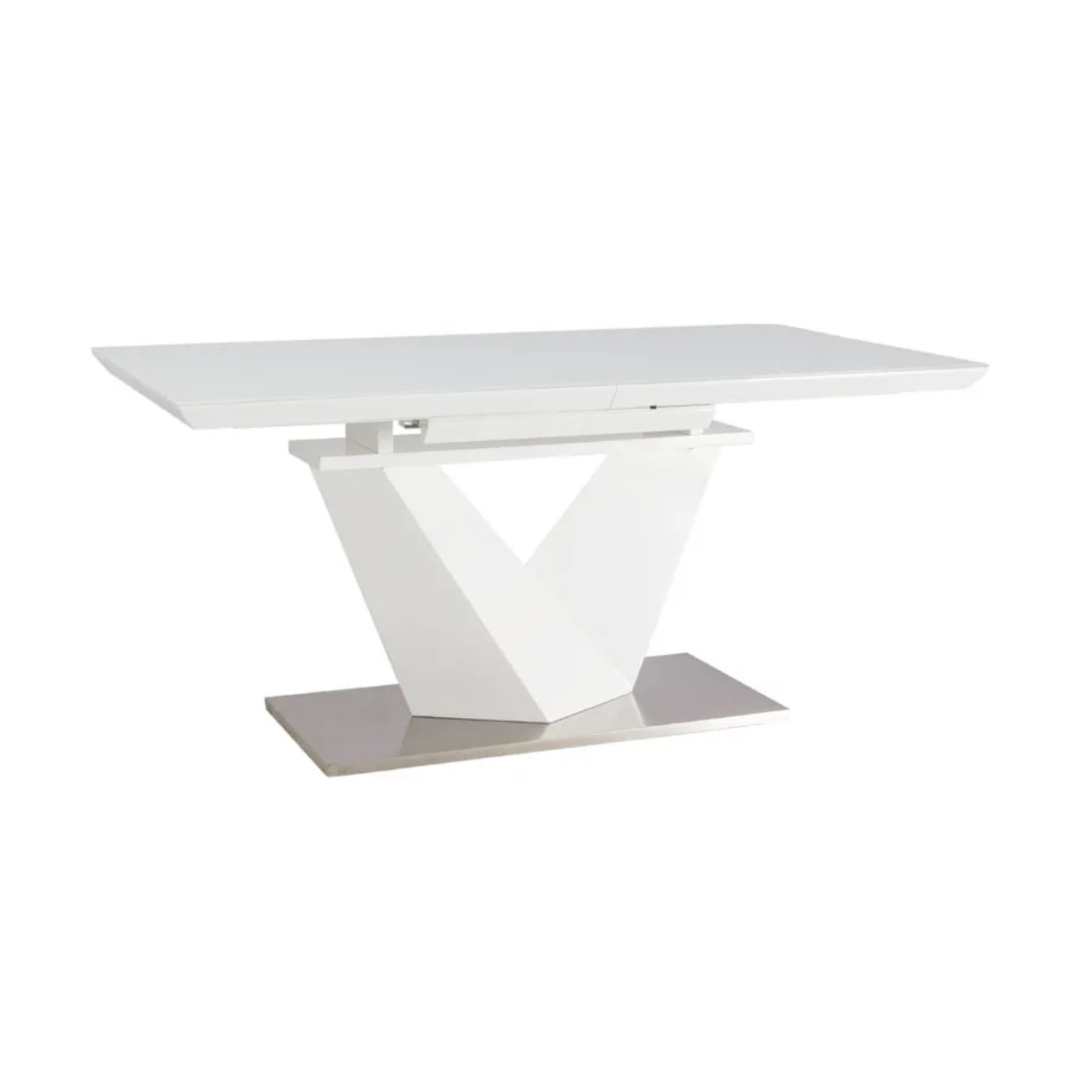 SI LARA Fehér design Beltéri komplett asztal