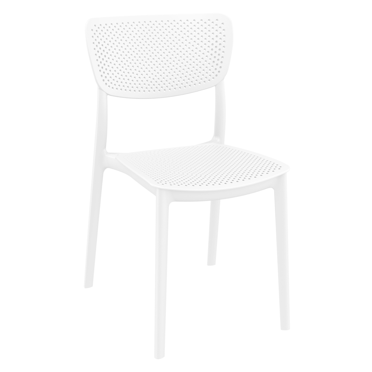 ST LUCY Fehér design Műanyag kültéri szék