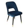 DL FANNY PIP Kék design, elegáns Kárpitos beltéri szék