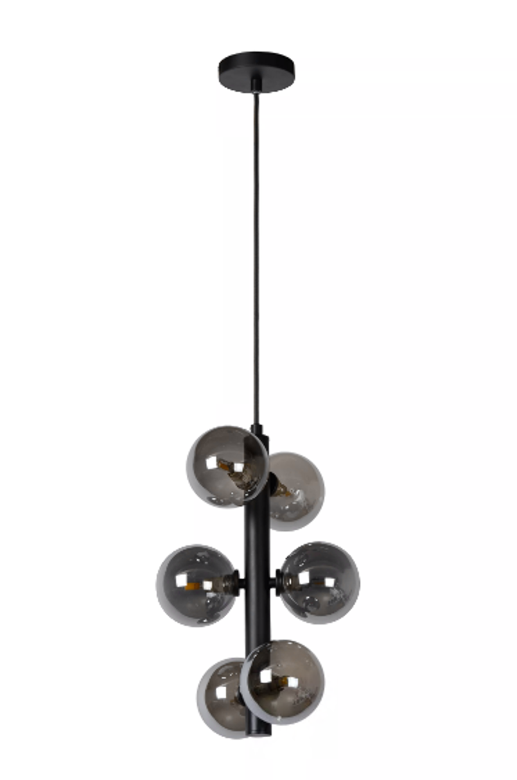 LC TYRA Fekete design Beltéri függő lámpa