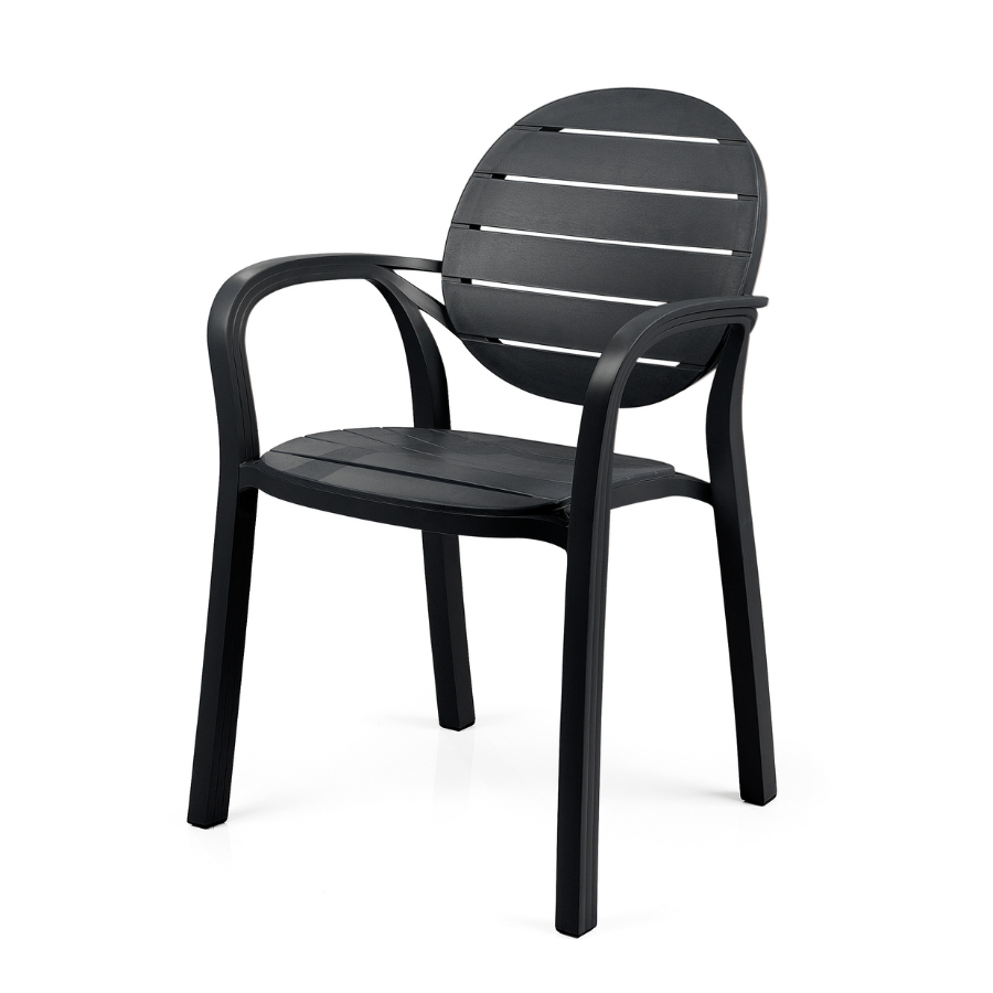 NARDI PALMA Szürke modern Műanyag kültéri szék
